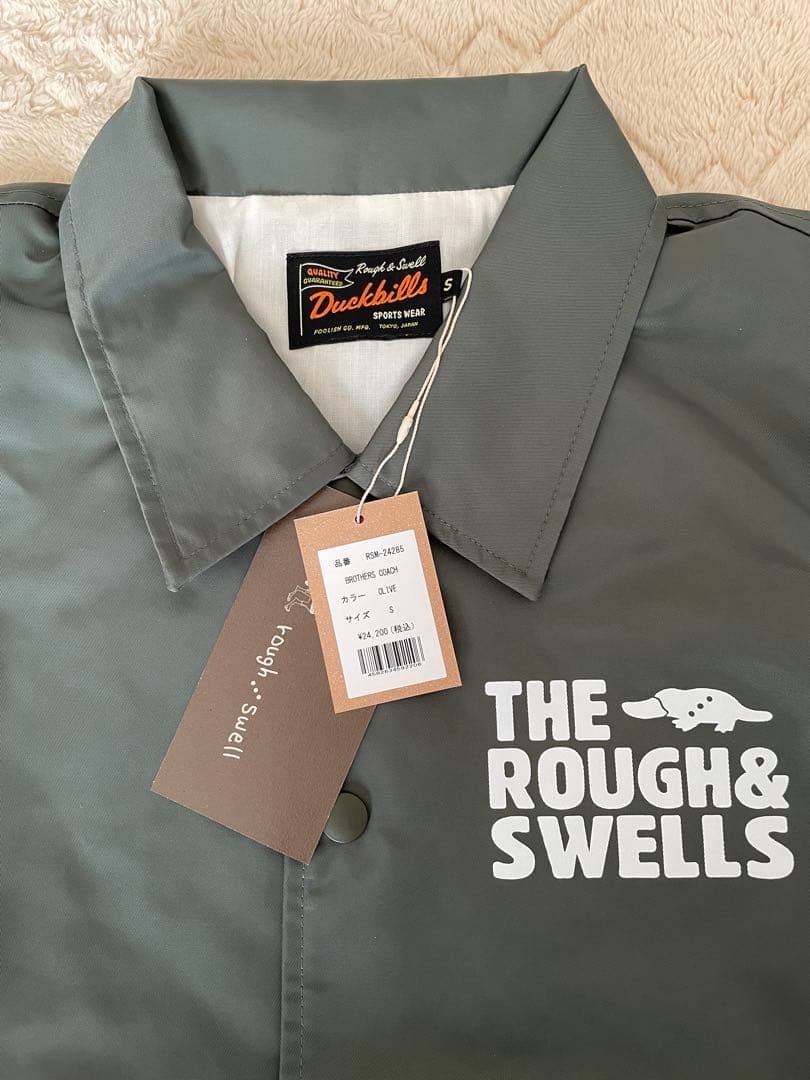 値下げ❗️ ⭐︎新品⭐︎ rough&swell ラフ&スウェル コーチジャケット S