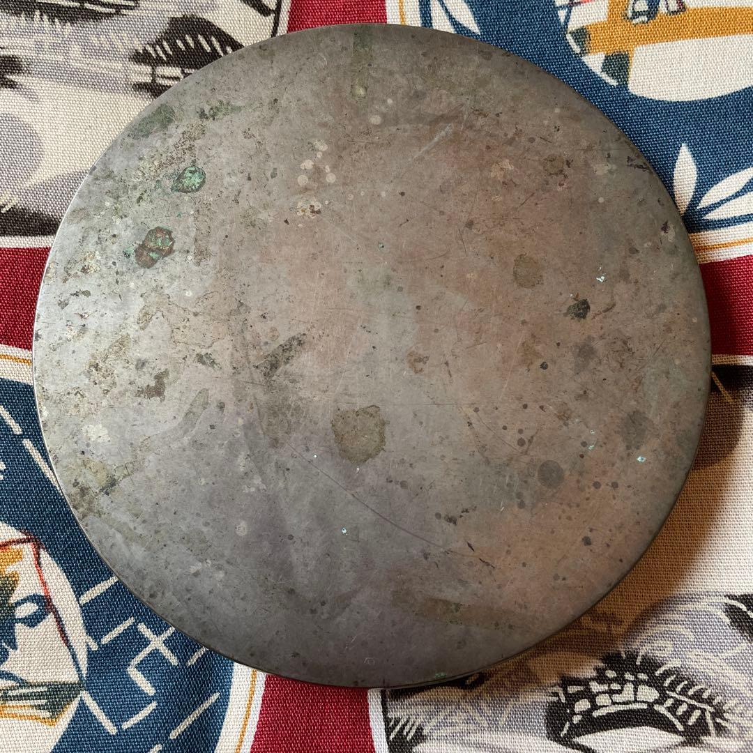 青銅鏡　鶴　亀　松