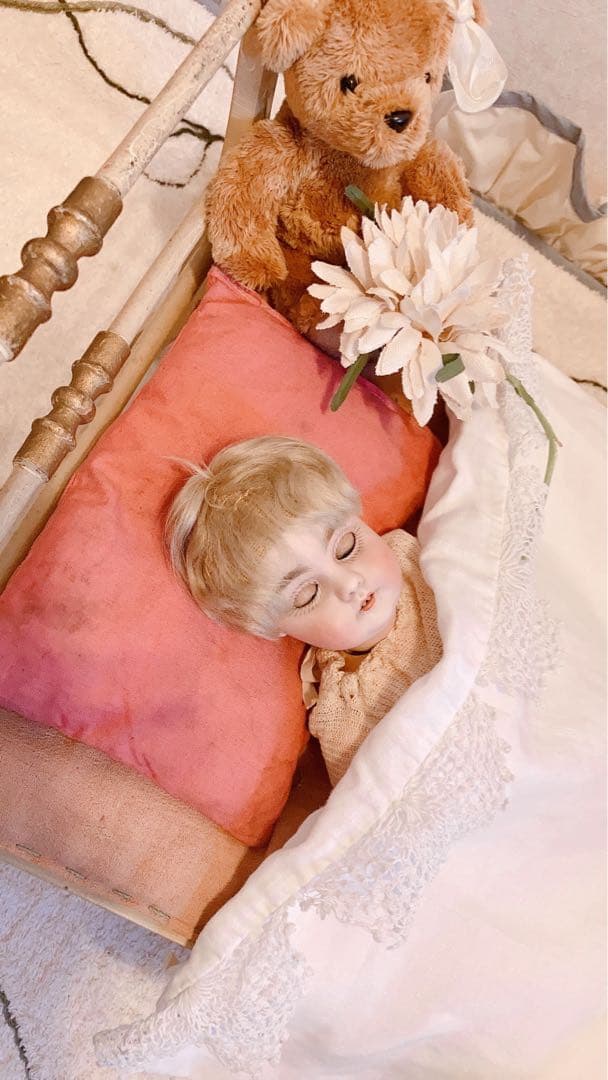 アンティークビスクドール ケストナー143この子のためのセット