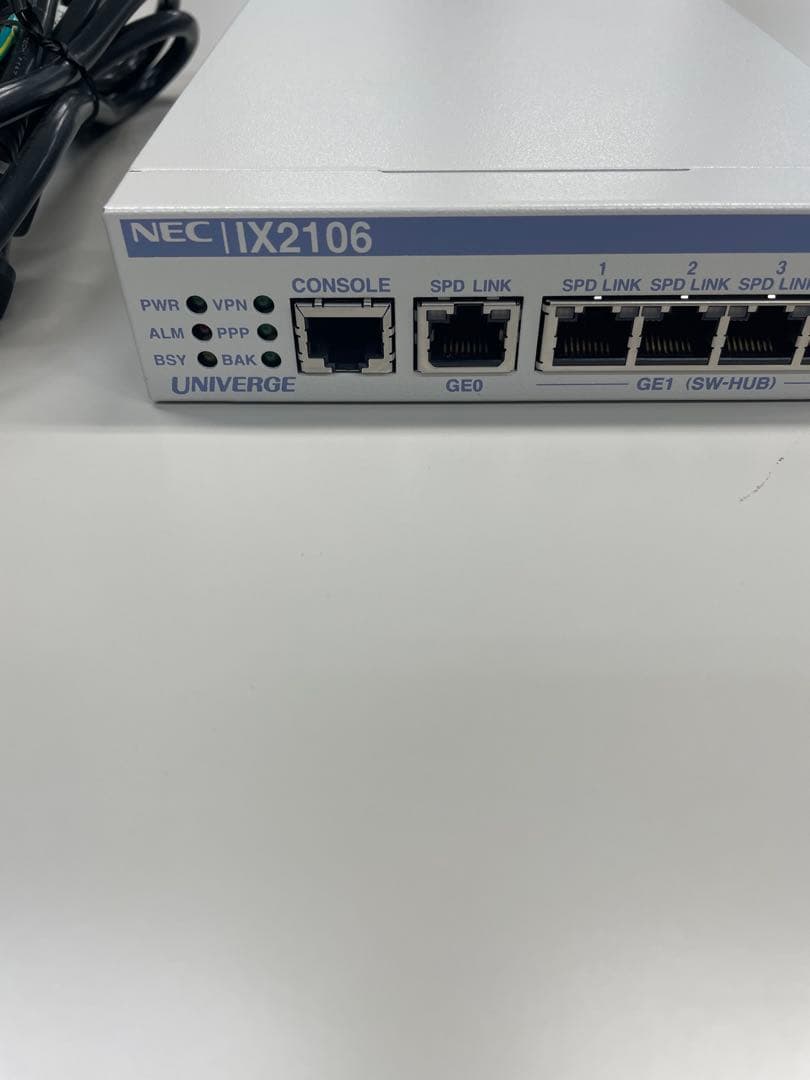 NEC IX2106 有線LANルーター本体（中古）