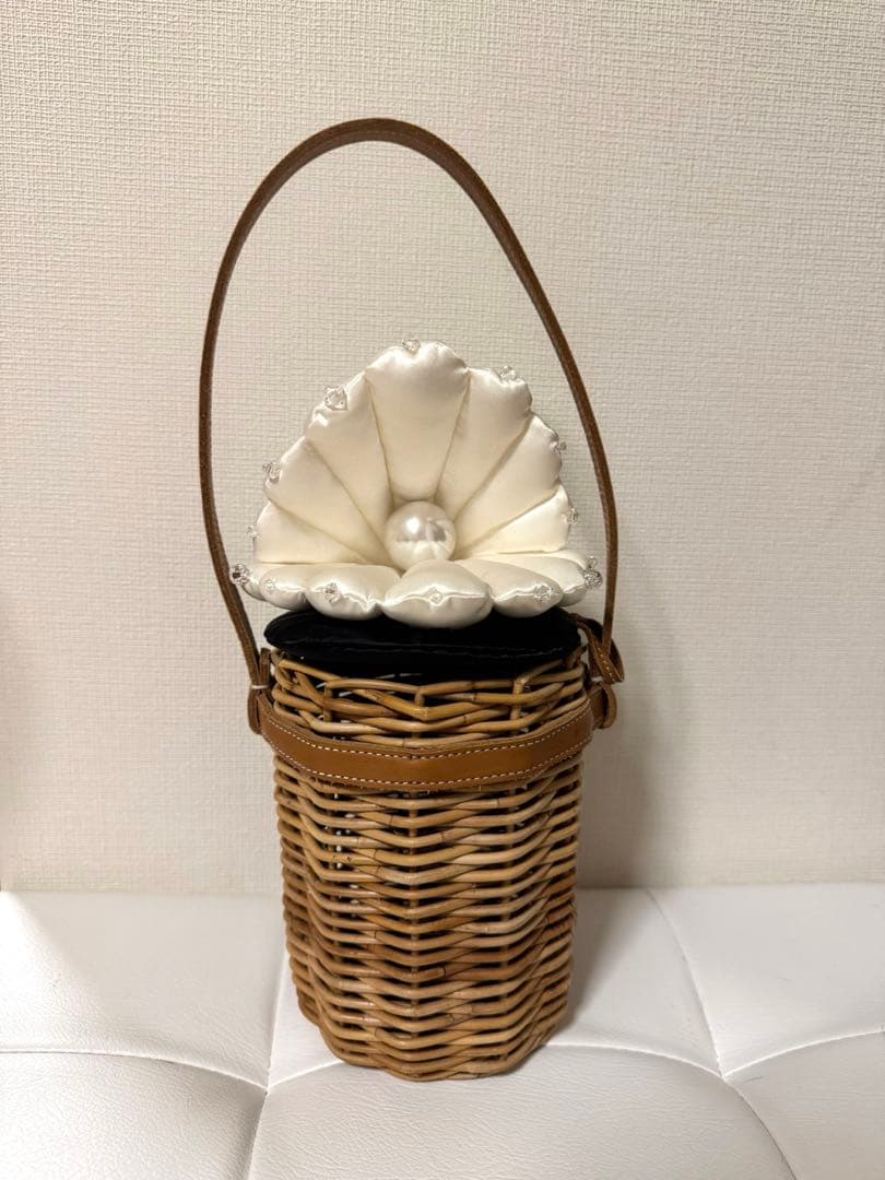 LUDLOW ラドロー　シェル　パール　カゴバッグ