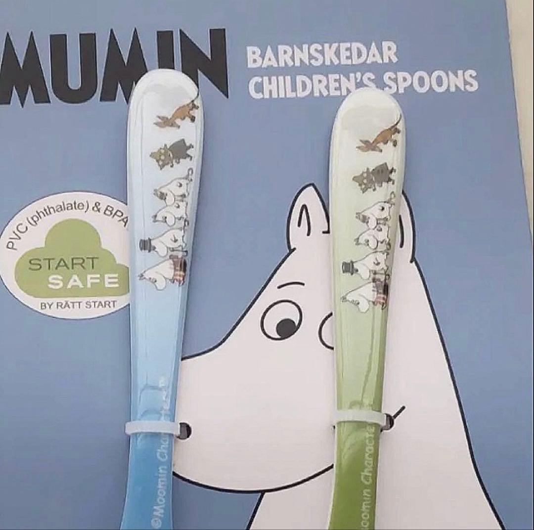 新品　ムーミン　メラミンスプーン 2本セット　スウェーデン　フローレン