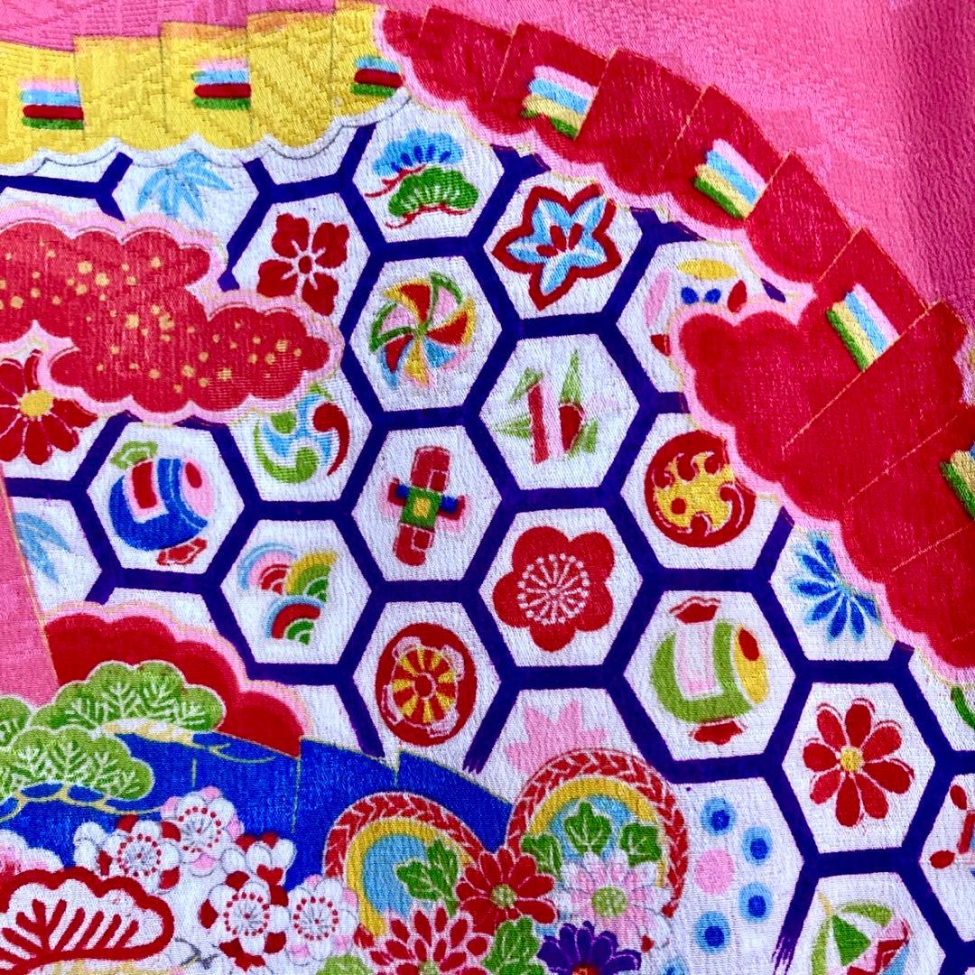 アンティーク 女の子 子供着物 7歳 ジュニア 昭和レトロ 大正ロマン NO6