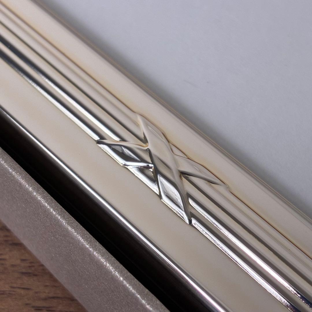 【美品】Christofle クリストフル フォトフレーム リュバン