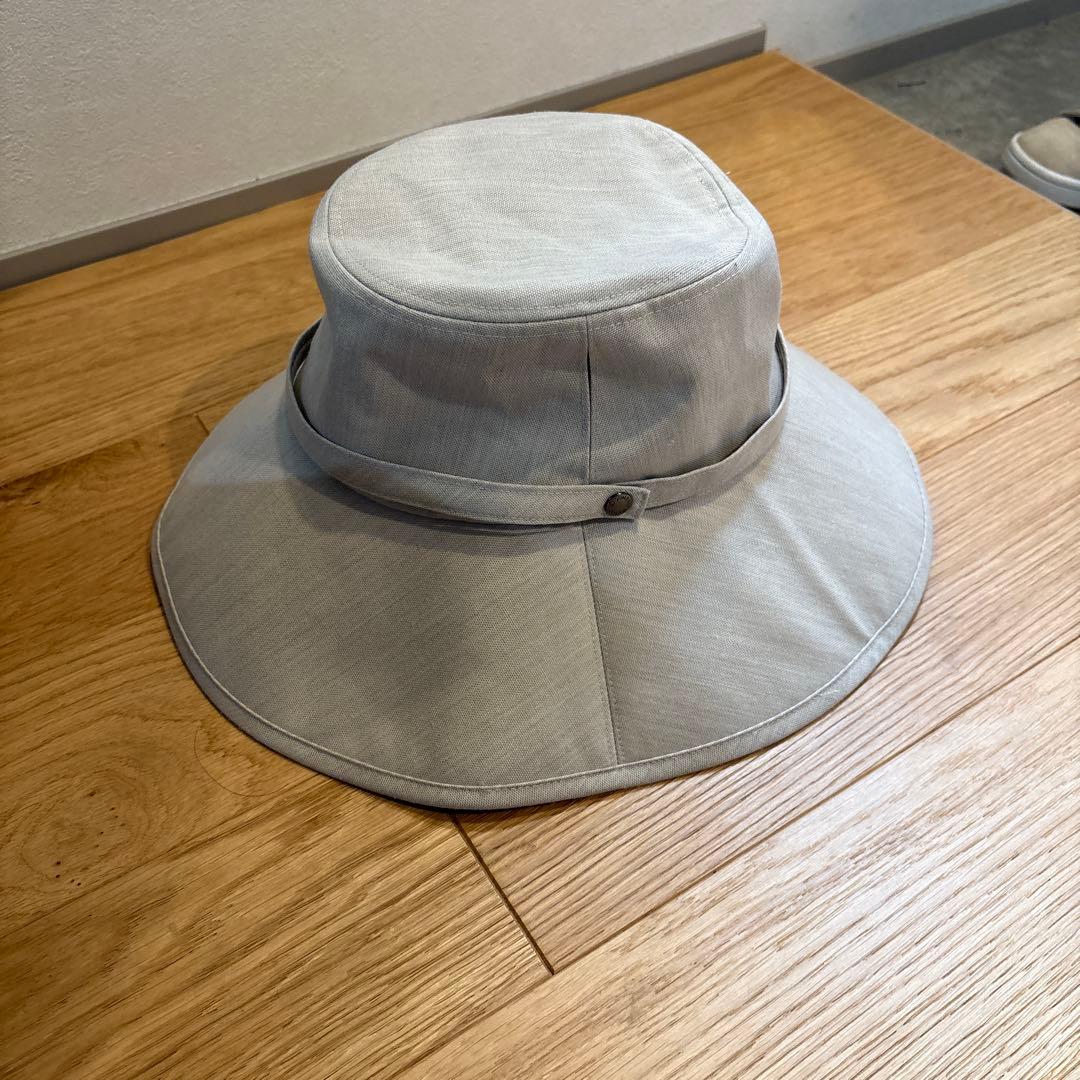 サンバリア100 ウィンドウハット　アイボリー　完全遮光帽子100%