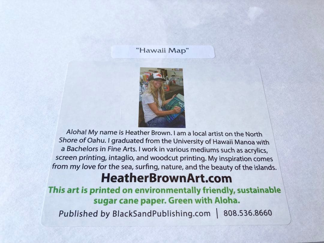 【新品未開封】Heather Brown  ヘザーブラウン  ハワイマップ