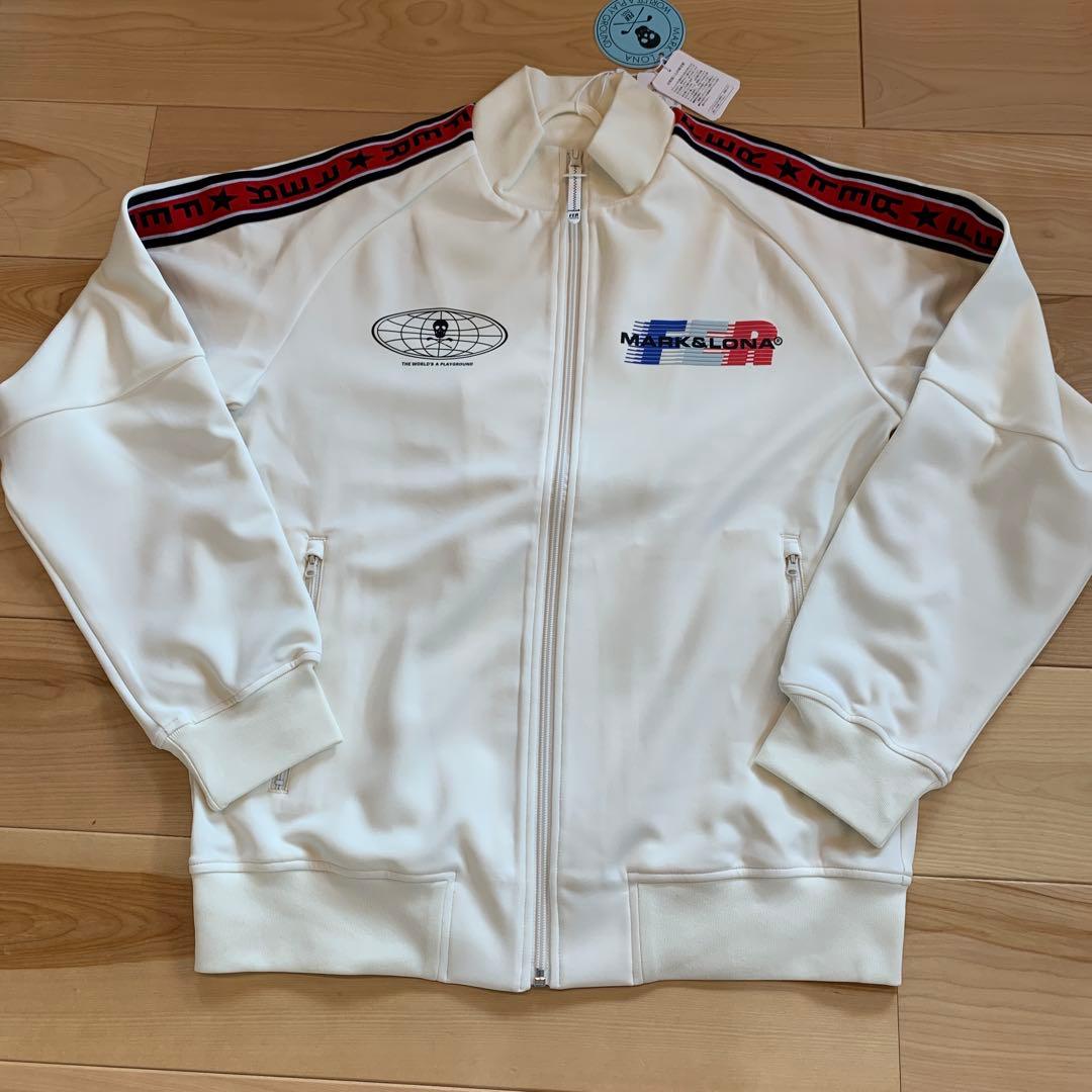MARK&LONA ジップアップジャケット パンツセット　ホワイト