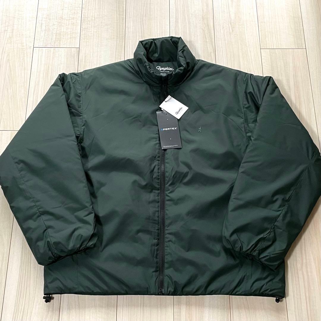 未使用タグ付き！L！Gymphlex ポリエステル スタンドカラージャケット
