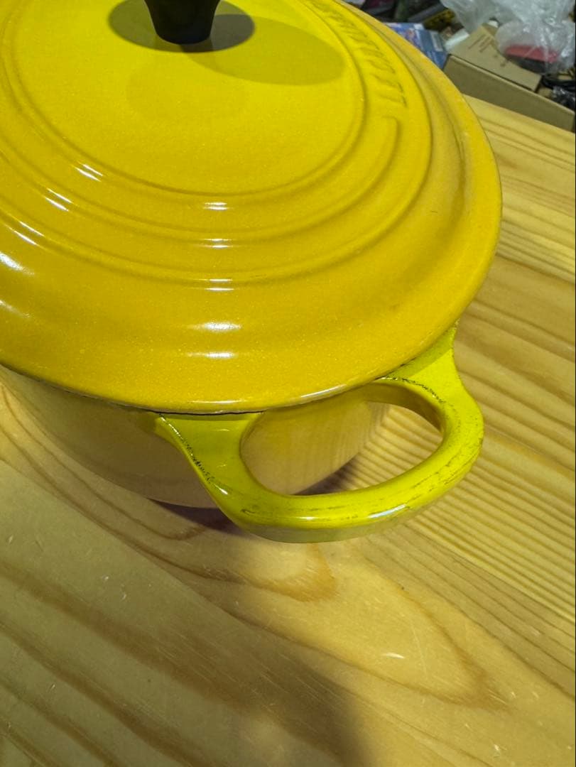 s2280 廃盤色 ル・クルーゼ ココットオーバル　サフランイエロー　23