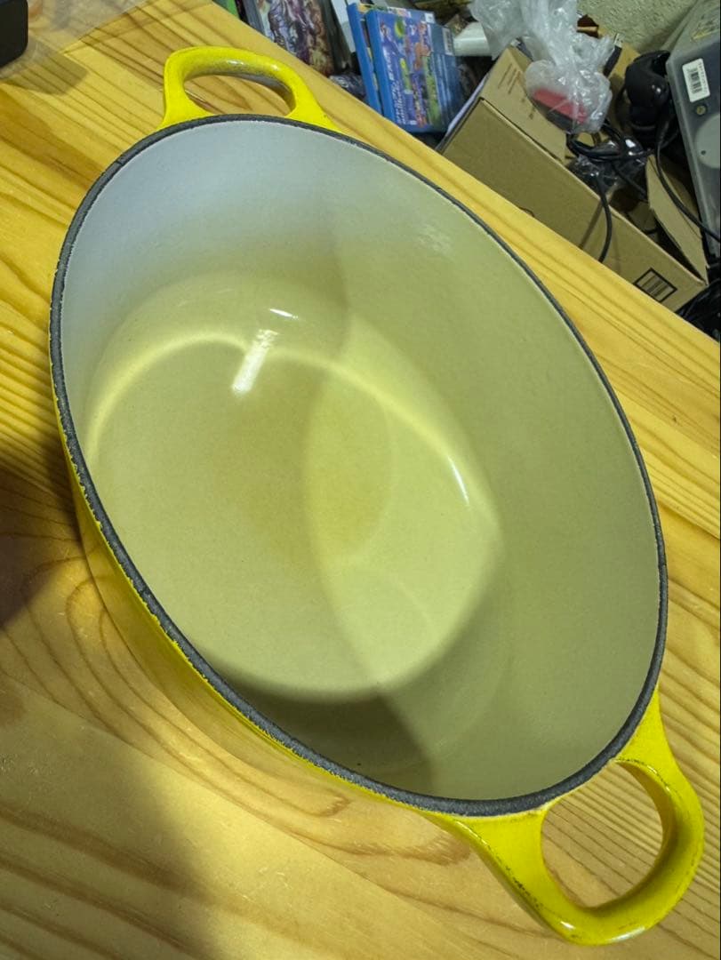 s2280 廃盤色 ル・クルーゼ ココットオーバル　サフランイエロー　23