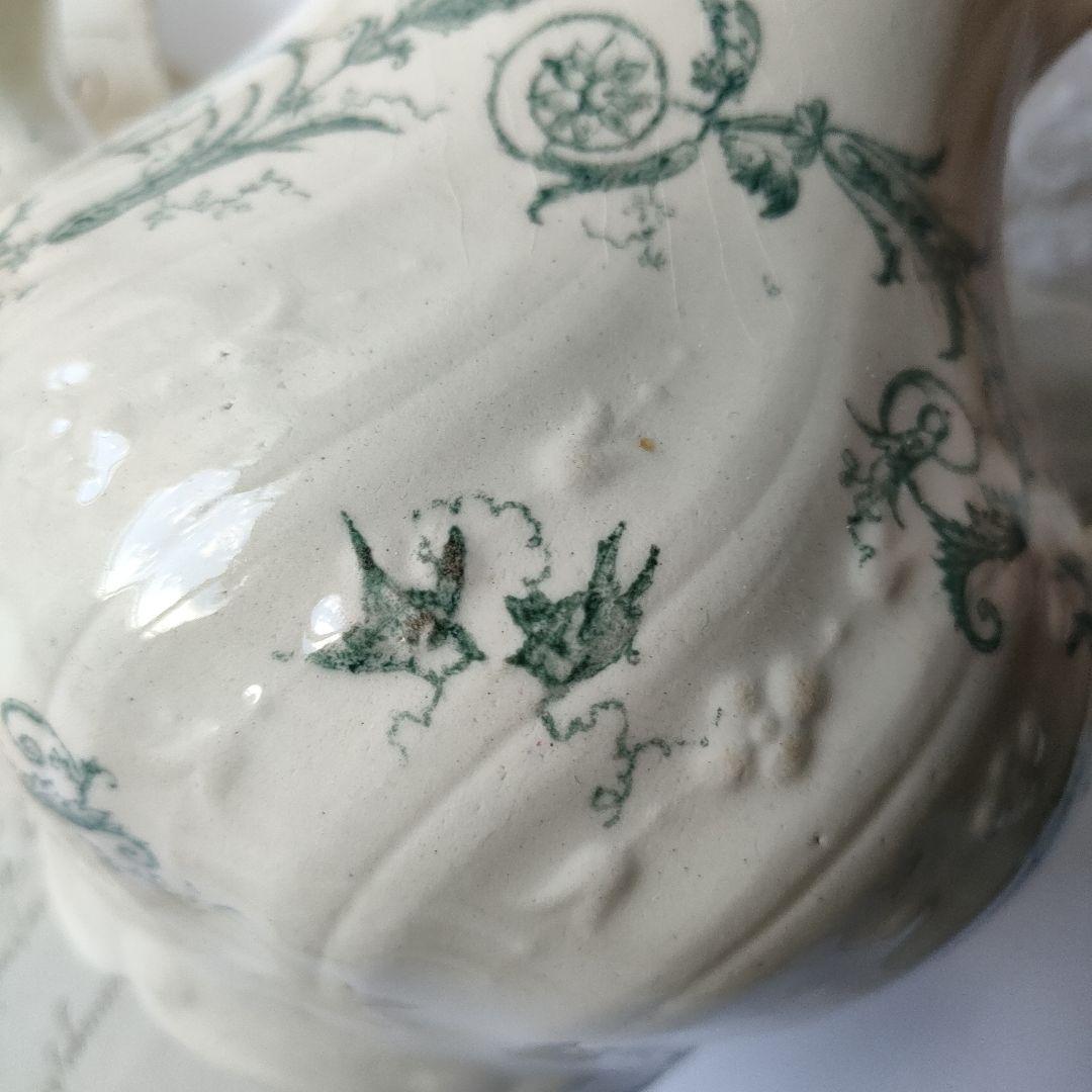 希少　美品　ジアン　RINCEAUX　ポット　フランスアンティーク