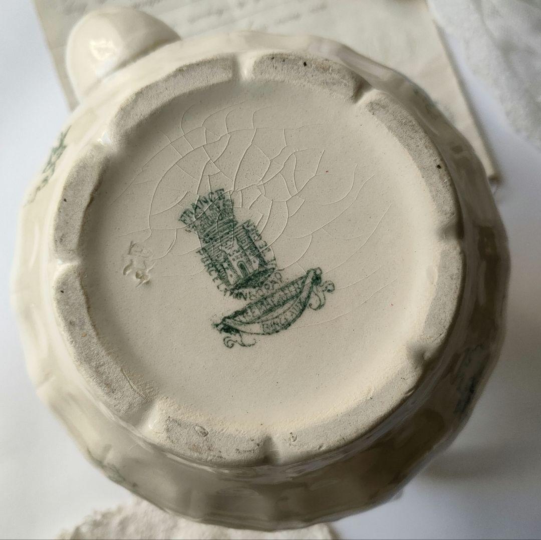 希少　美品　ジアン　RINCEAUX　ポット　フランスアンティーク