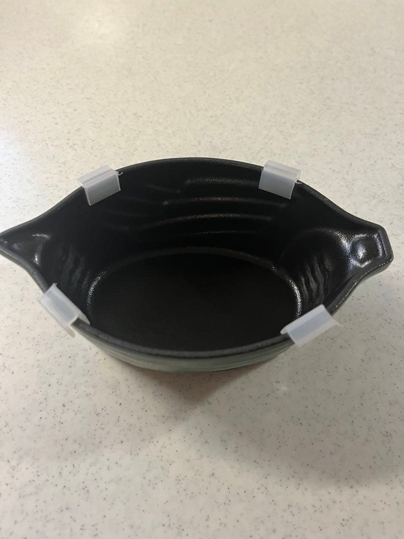 めりかり　新品staub ストウブ　スモールチキンココット　バジルグリーン