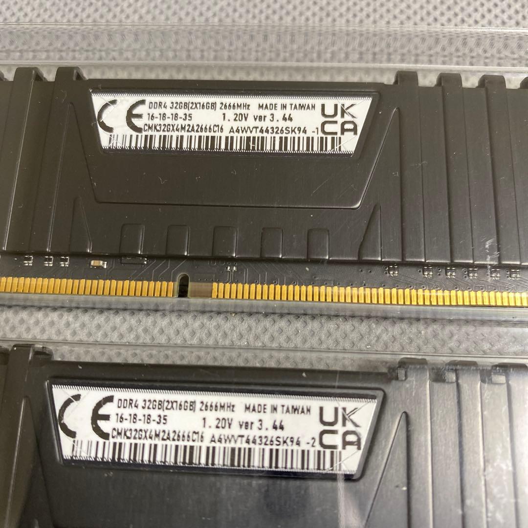 CORSAIR DDR4-2666MHz メモリ 32GB [16GB×2枚]