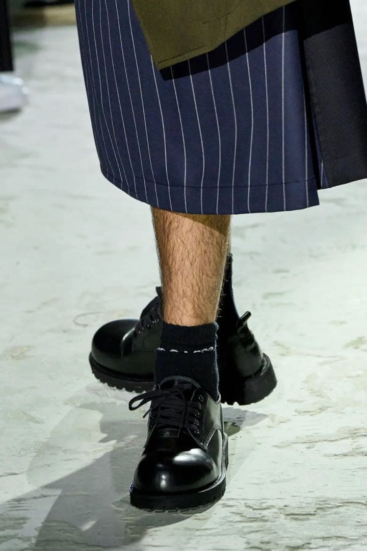 コムデギャルソンオムプリュス　キッズラブゲート　ダービーシューズ　2025AW