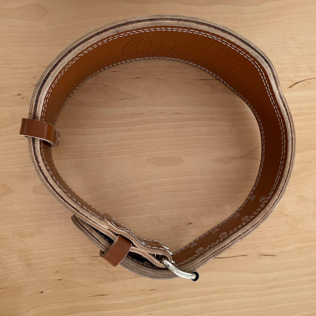 【美品】GOLD'S GYM G3324 プロレザーベルト Ｍサイズ