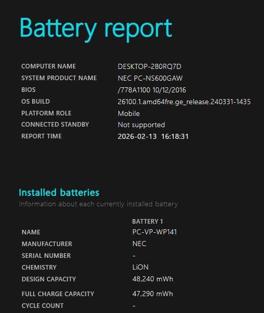 NEC ノートPC i7 Windows11 SSD メモリ16GB WIFI