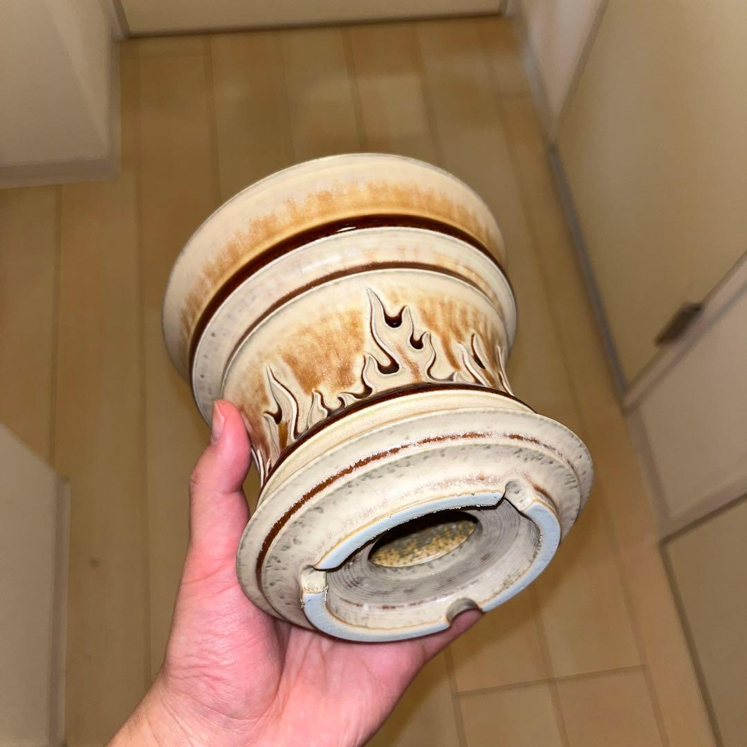 XL SIZE 植木鉢 作家鉢 アガベ グラキリス チタノタ 白鯨 黒火焔 陽炎