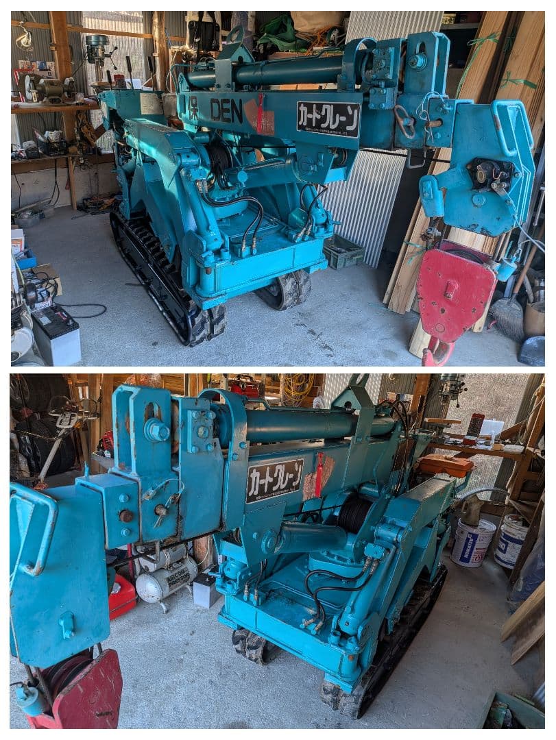 東亜カートクレーン　カニクレーン　2トン　簡易塗装整備