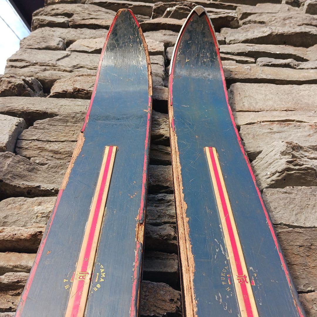 アンティーク　スキー・ストックセット　KANDAHAR　FISCHER