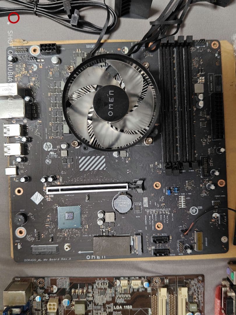 PCパーツ現状品セット　マザーボード5枚　GPU3枚　CPU2個　簡易水冷2台等