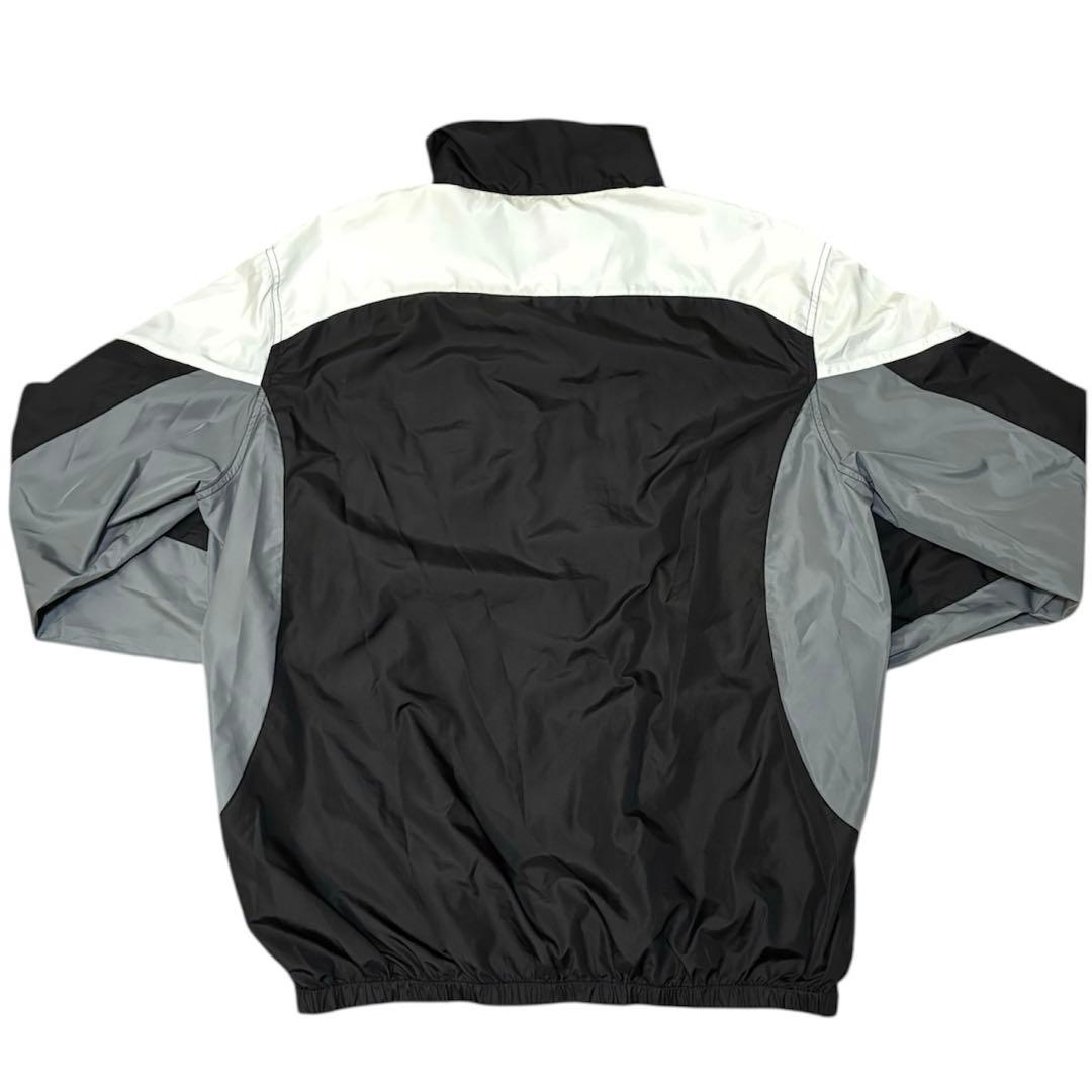 む*け様 レアヴィンテージRAIDERS薄手ナイロンウォームアップジャケットシュ