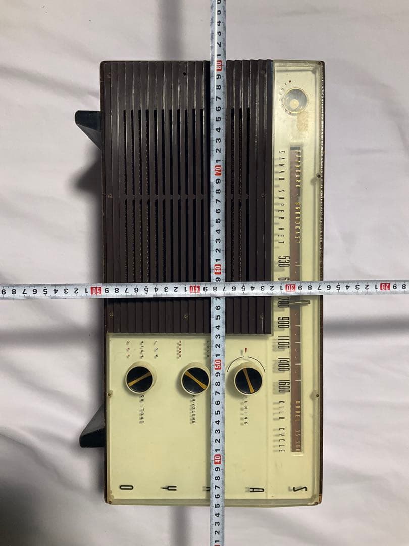 SANYO RADIO SS−200型　マジックアイ付　真空管　稼動品