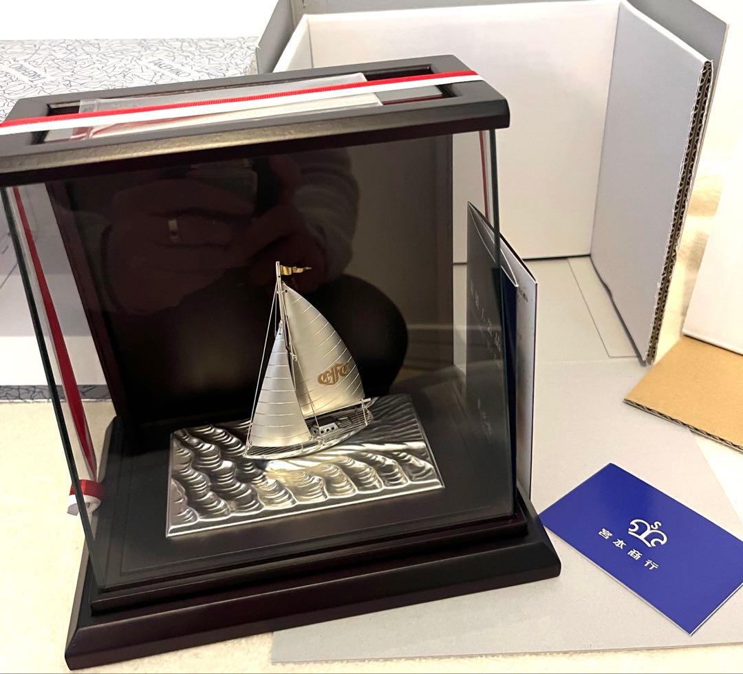 Silver 985 Takehiko ヨット 7号 銀製 武比古