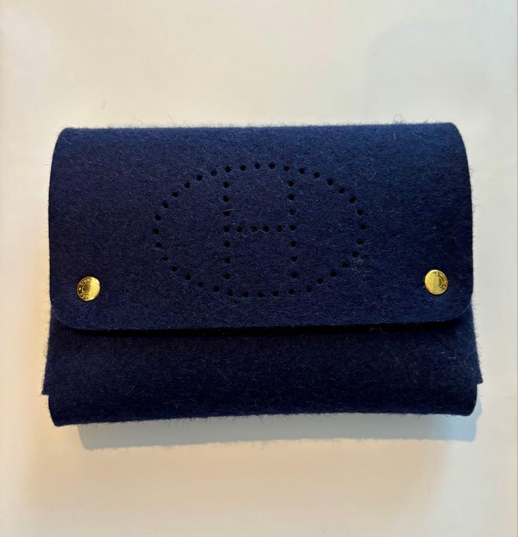 HERMES フェルト トランプケース