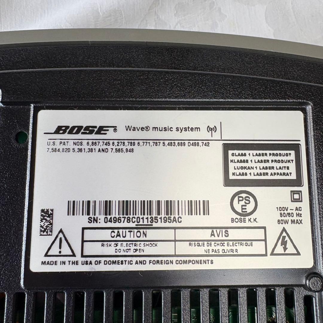 BOSE Wave Music System 純正プレミアムリモコン２個　動作品