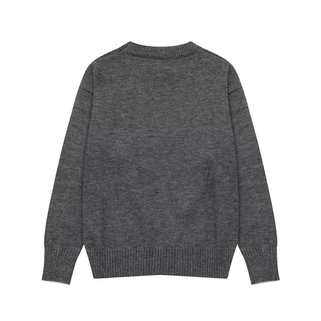 amiハートモチーフ グレー セーター 男女兼用