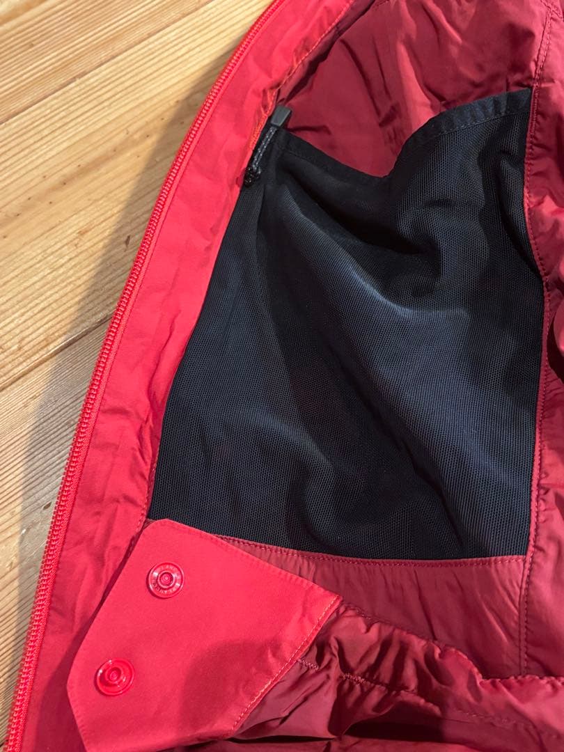 montbell スキーウェアセット 赤