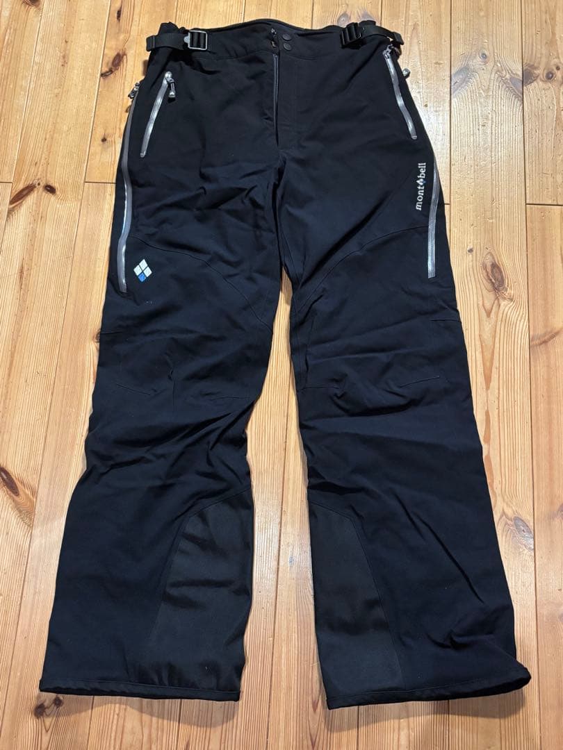 montbell スキーウェアセット 赤