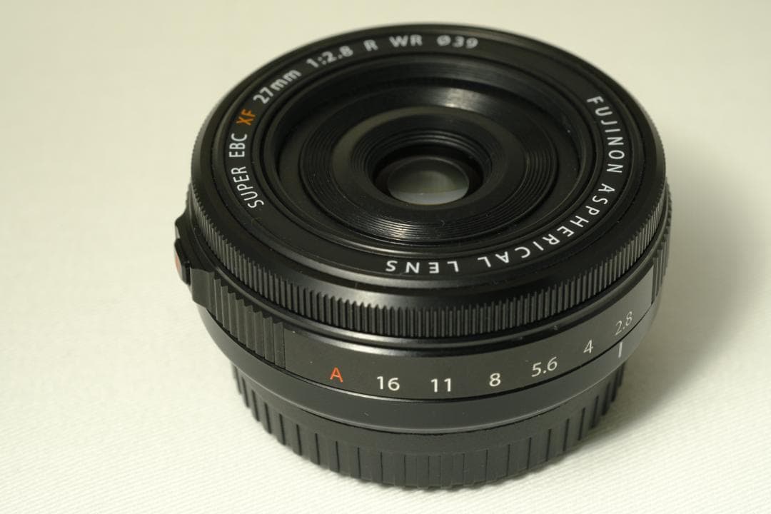 【中古】FUJIFILM XF27mm F2.8 R WR パンケーキ 単焦点