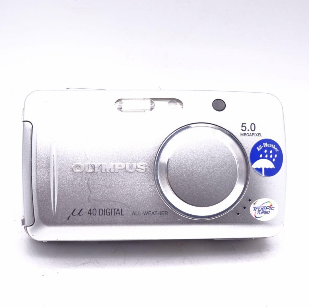 【動作確認済】 OLYMPUS μ 40 digital オールドコンデジ