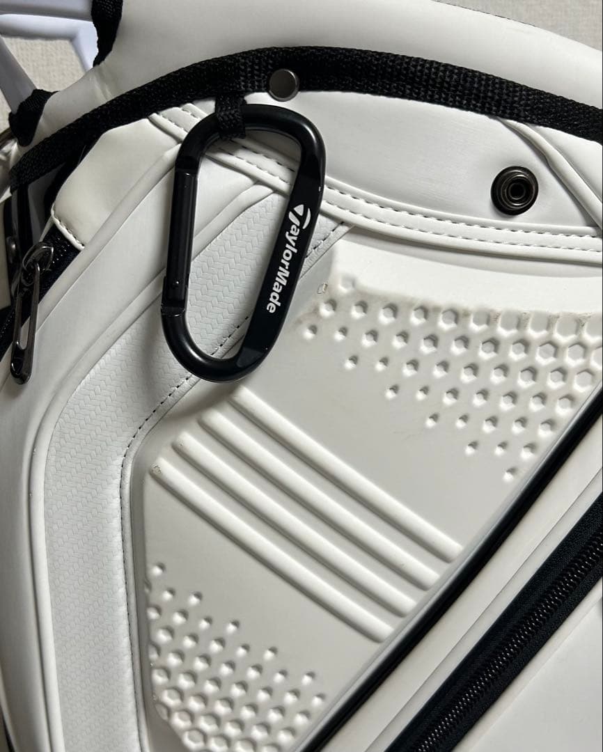 テーラーメイド　キャディバッグ　オーステック 9.5型　ホワイトブラック