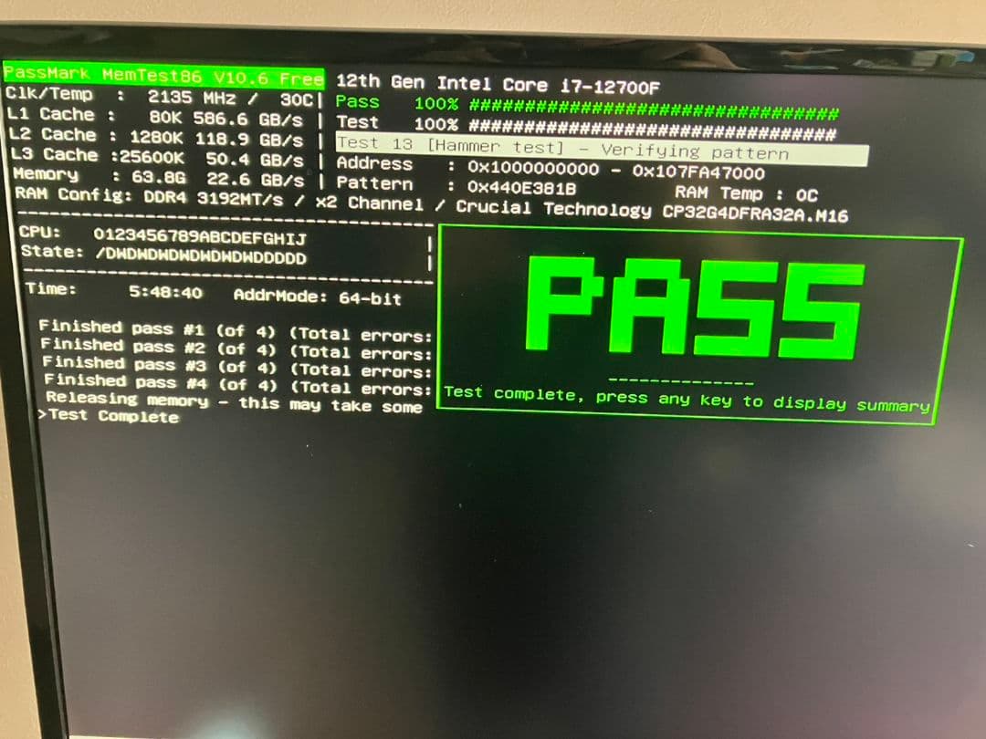 Crucial DDR4-3200 メモリー 64GB 32GB×2枚セット
