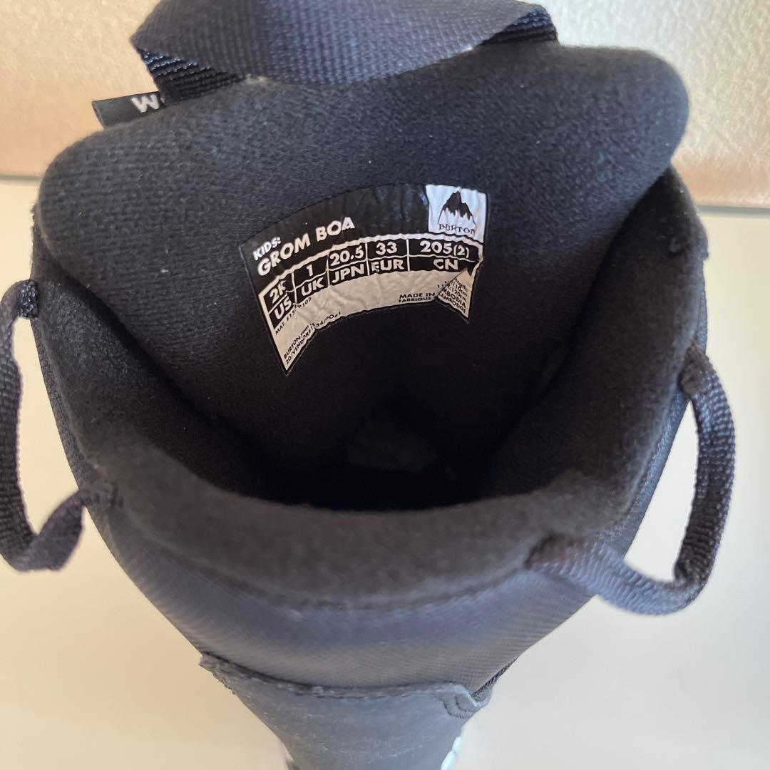 子ども用スノーボードブーツ BURTON GROM BOA