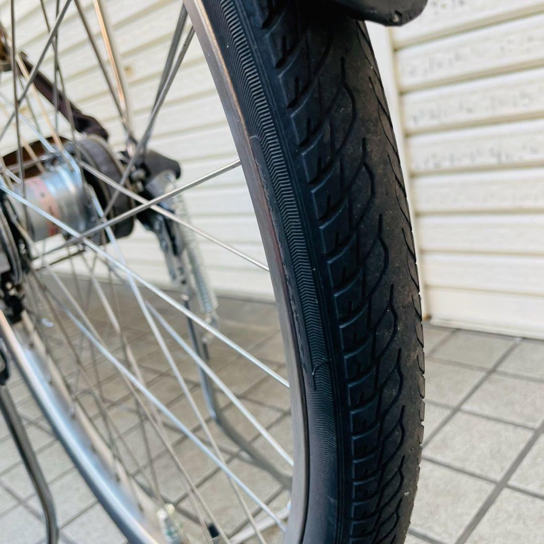 【732】電動自転車 ブリヂストン FRONTIA ブラウン 26インチ