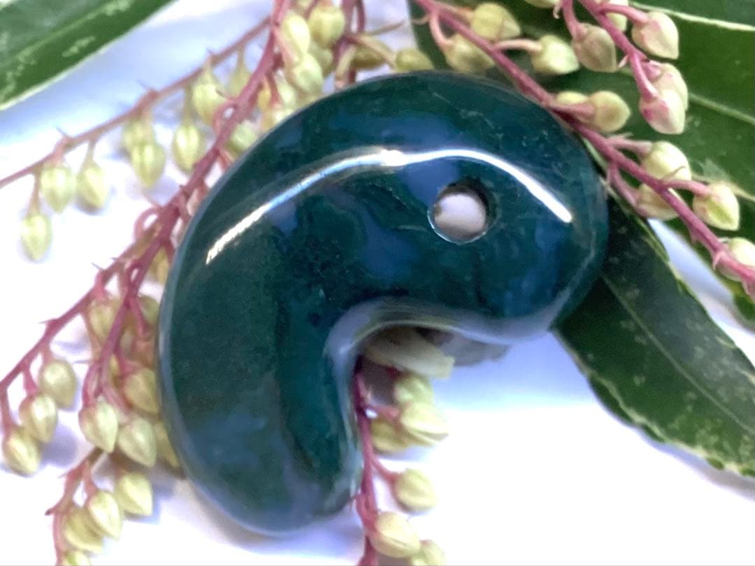 ✳唯一無二のお宝勾玉　出雲石【碧玉】　コレクター垂涎の逸品　激安‼️売り尽くし‼️