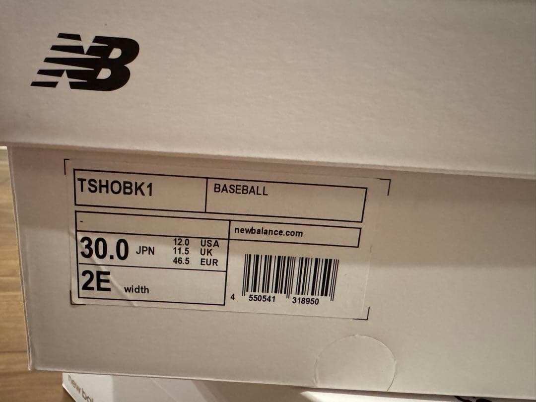 ニューバランス大谷翔平Ohtani v1 Turf Black 30.0cm希少