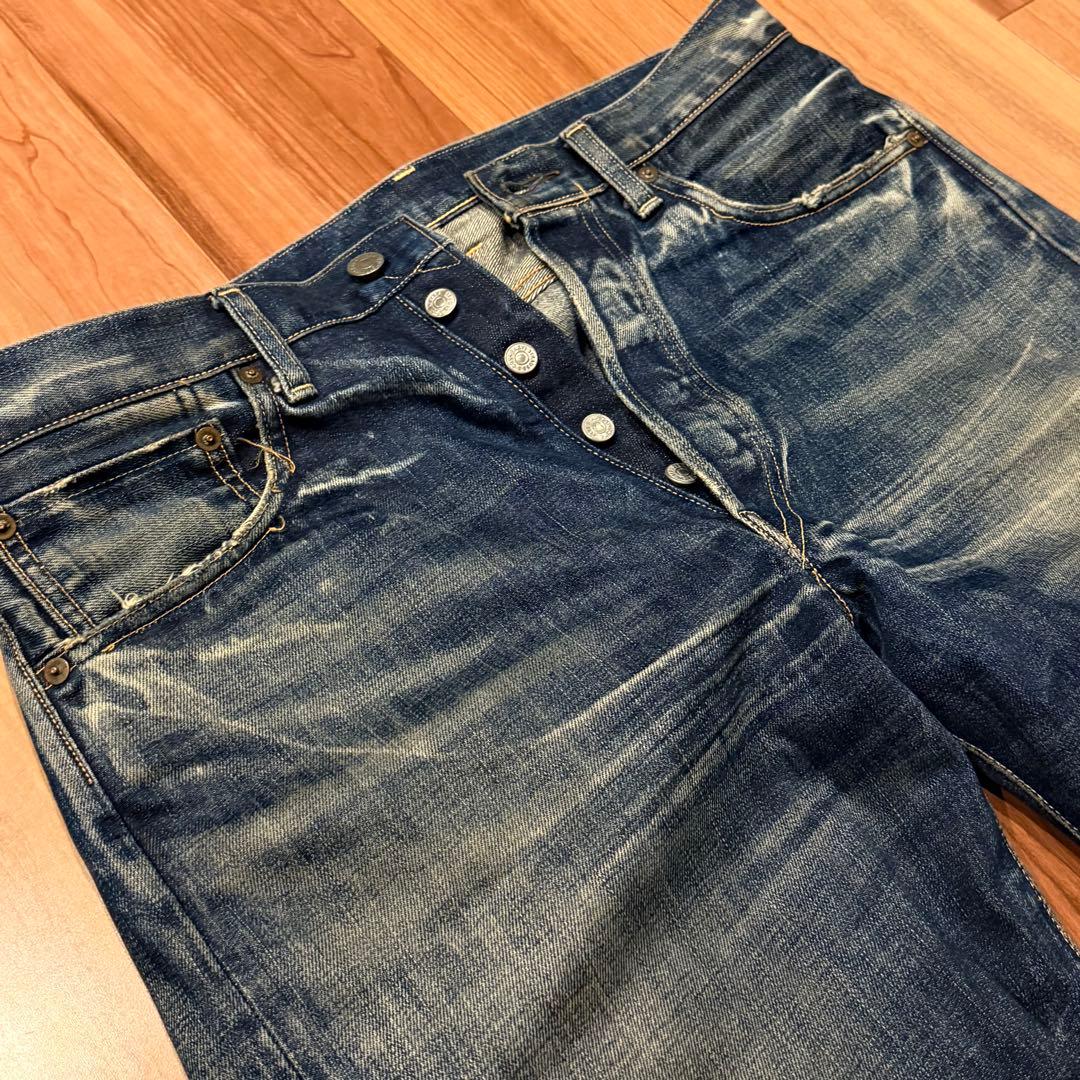 雰囲気最高！LEVI‘S 501XX 1955 W34【鬼ヒゲ！ハチノス】