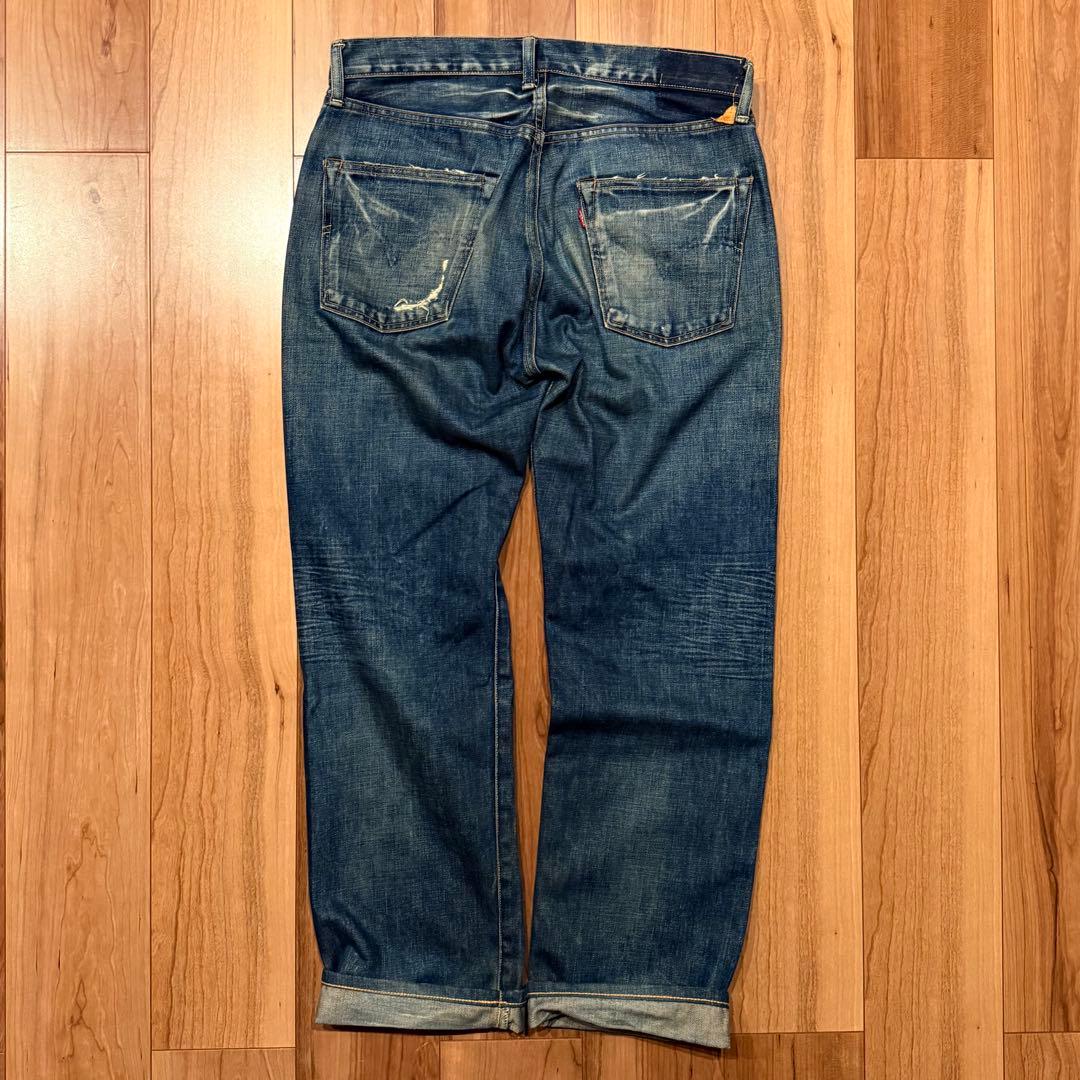 雰囲気最高！LEVI‘S 501XX 1955 W34【鬼ヒゲ！ハチノス】