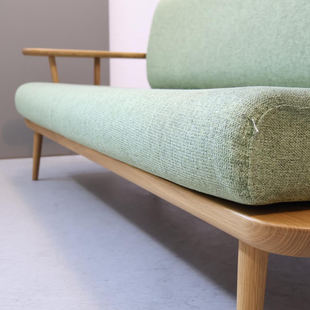 HIDA 飛騨産業 つぐみ 3人掛けソファ キツツキ ホワイトオーク 飛騨家具