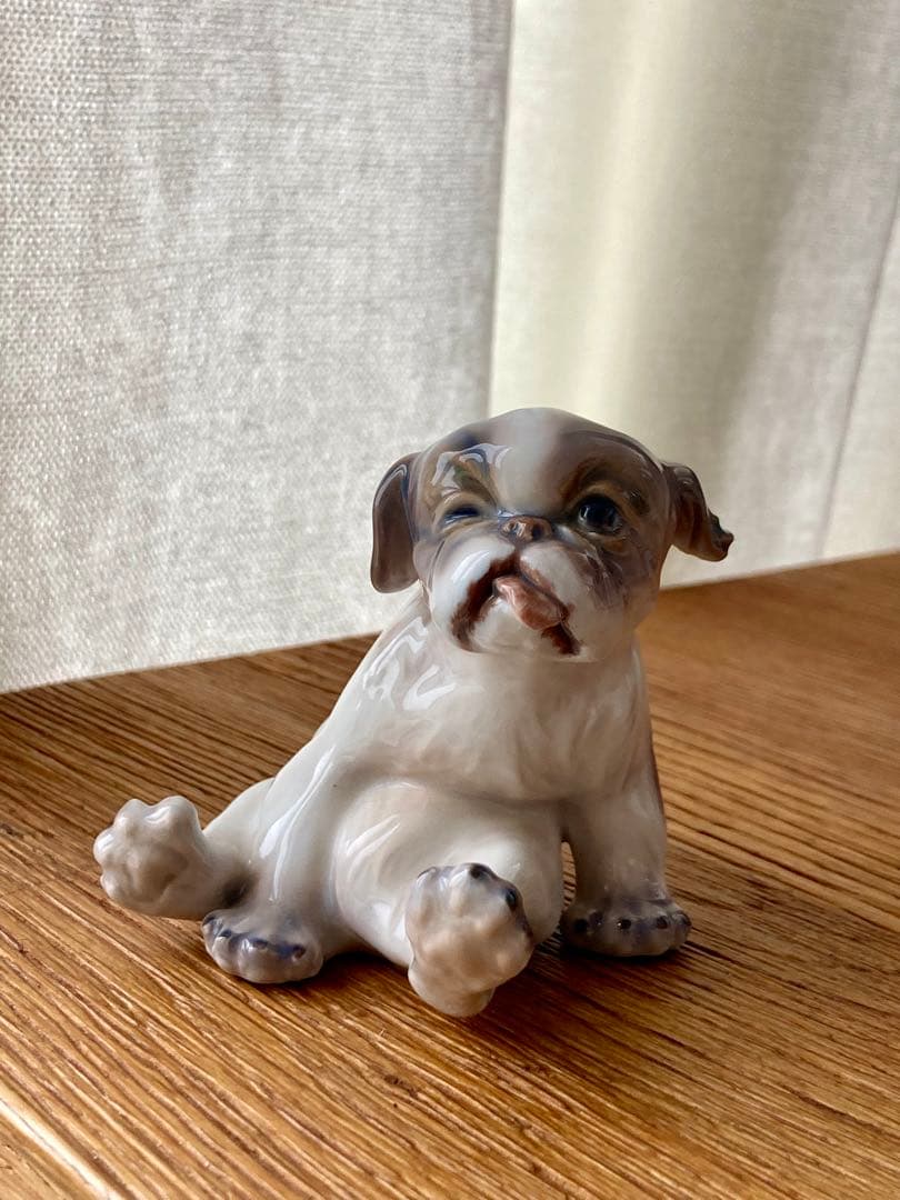 ダールイェンセン　DJ ロイヤルコペンハーゲン　犬　フィギュリン　ペキニーズ