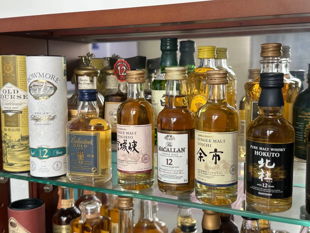 ウイスキーコレクション 43本 ガラスケース付き