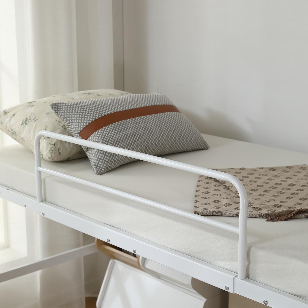 限定価格！ロフトベッド【高さ90CMｘSD・セミダブル】高さ調整可能 WHITE