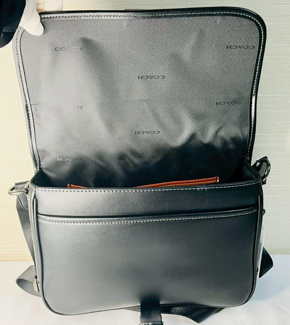 【新品 未使用】COACH コーチ ショルダーバッグ ブラック CU042