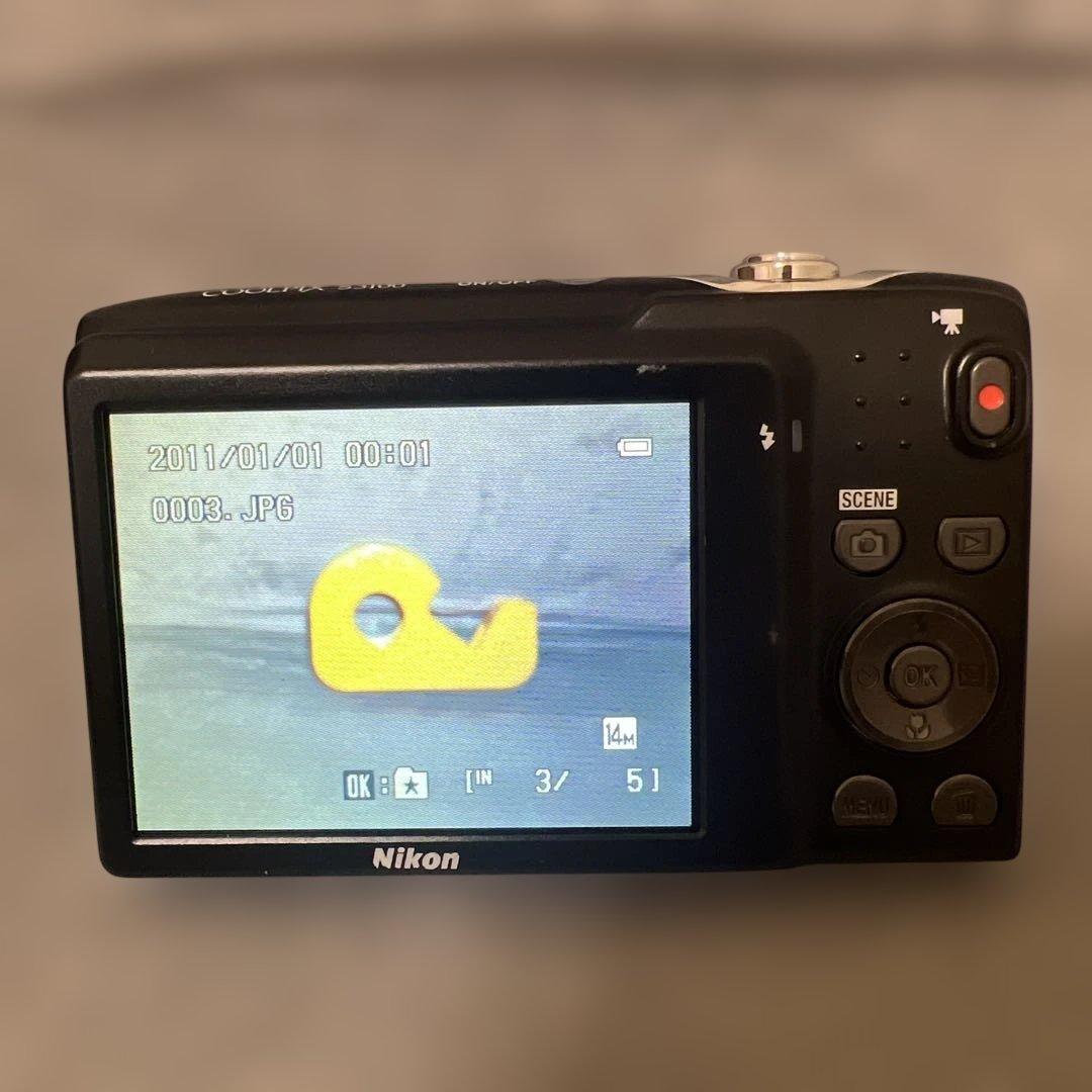 【訳あり動作品】Nikon COOLPIX s3100 コンパクトデジタルカメラ