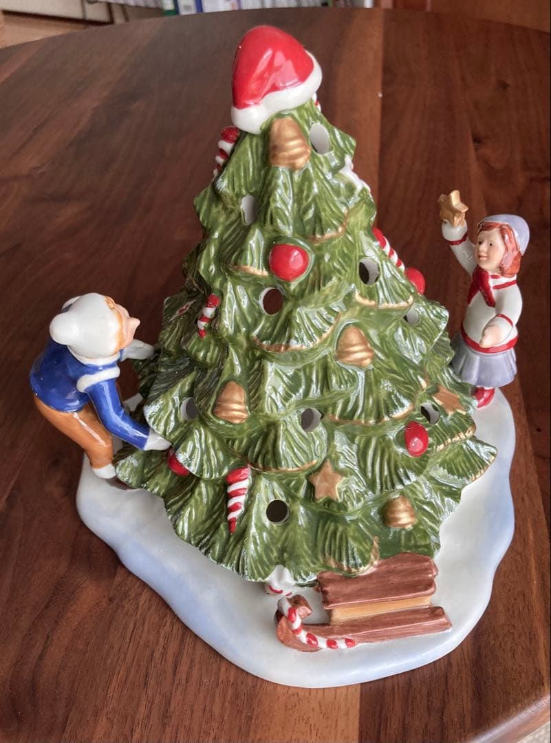 villeroy&boch ビレロイ　クリスマスツリー　キャンドルホルダー